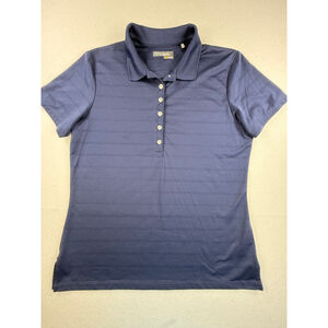 Women's Callaway Blue Short Sleeve Polo Shirt M